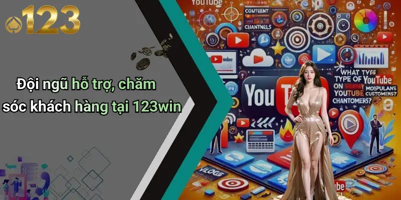 Đội ngũ hỗ trợ, chăm sóc khách hàng tại 123win
